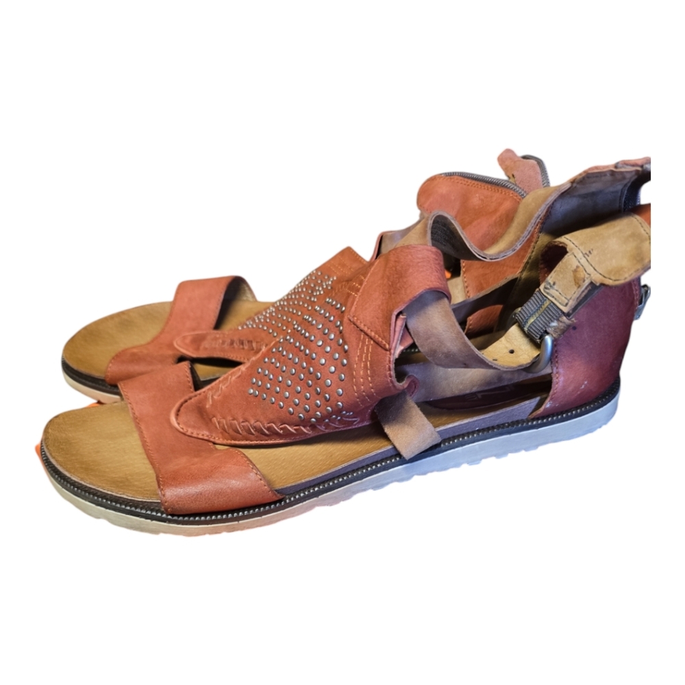 Miz Mooz Rust Tessa Sandal Sz. 42